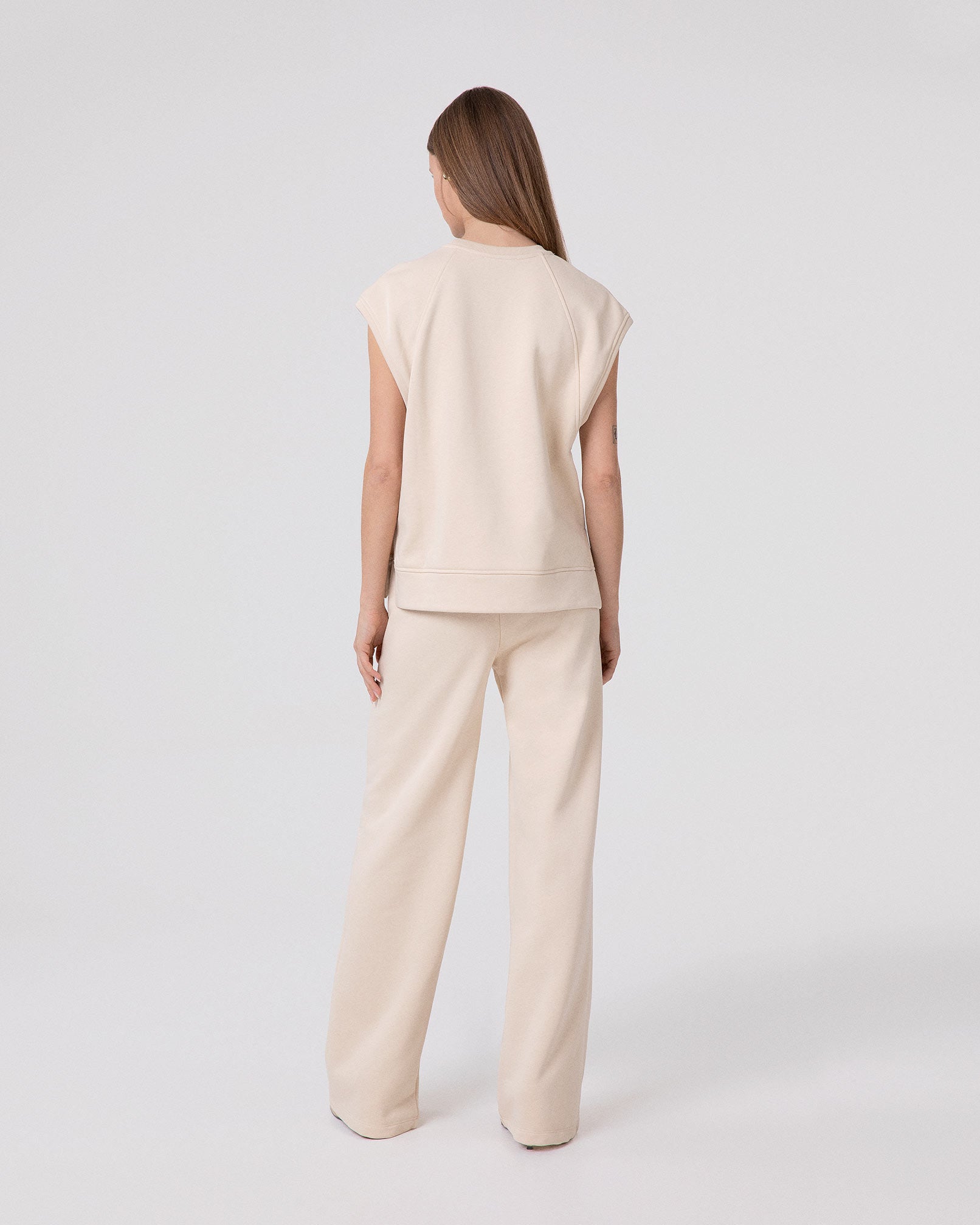 FELPA SMANICATA RAGLAN CON SPACCHI LATERALI