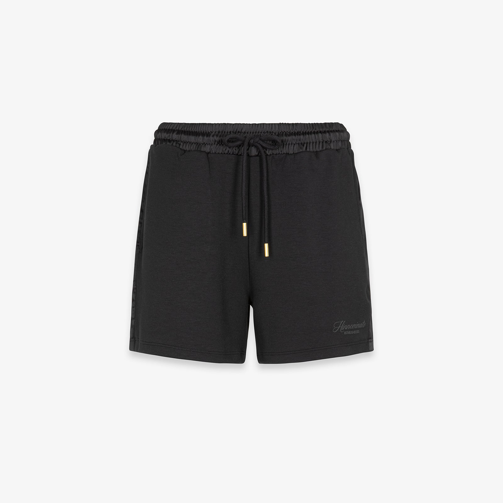 SHORT IN VISCOSA CON INSERTI IN RASO