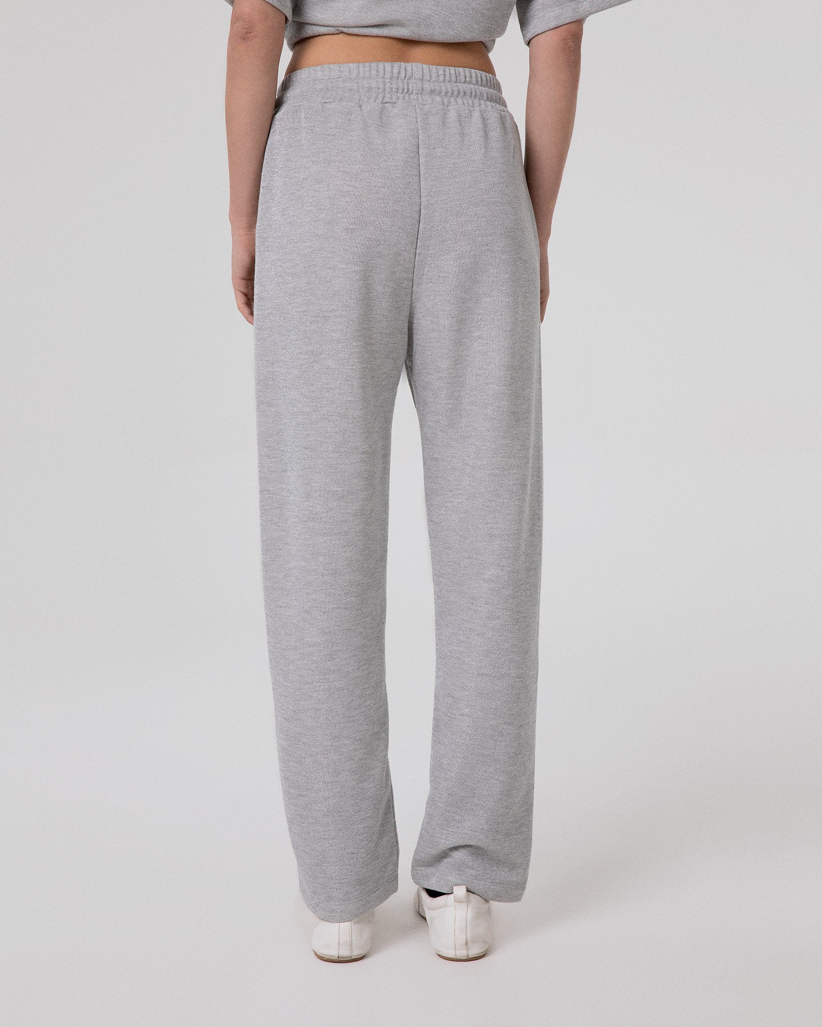 PANTALONE LUREX ASCIUTTO CON NERVATURE
