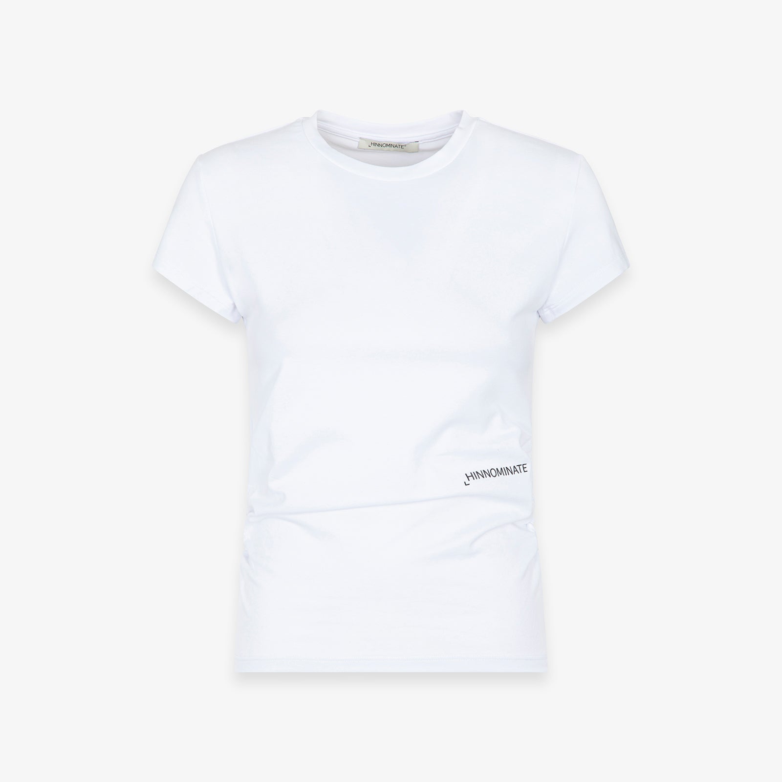 T-SHIRT IN BIELASTICO CON FIANCHI ARRICCIATI
