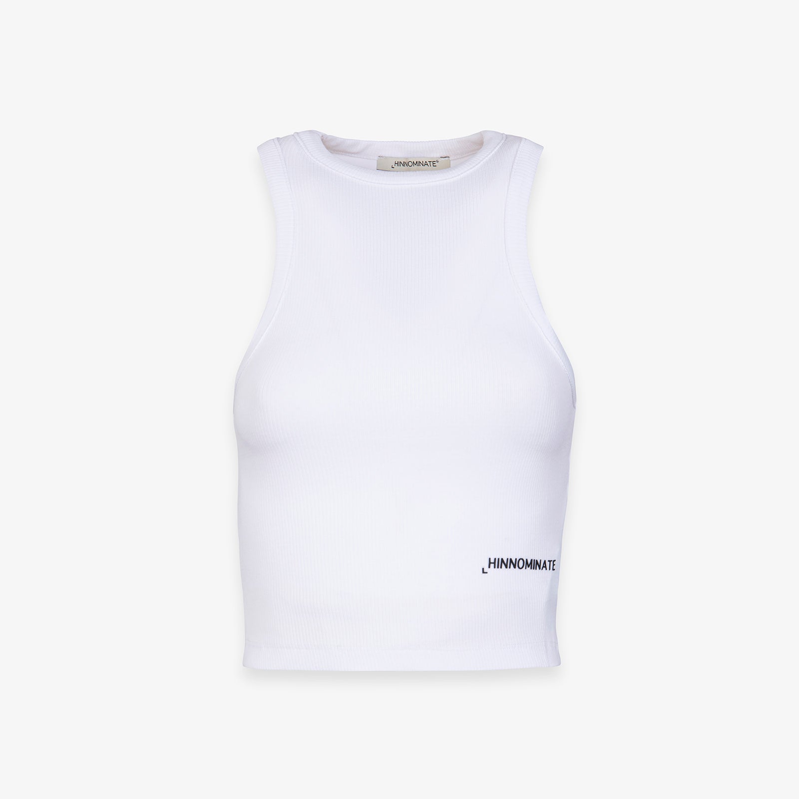 CROP TOP IN COSTINA CON SCOLLO ALL'AMERICANA