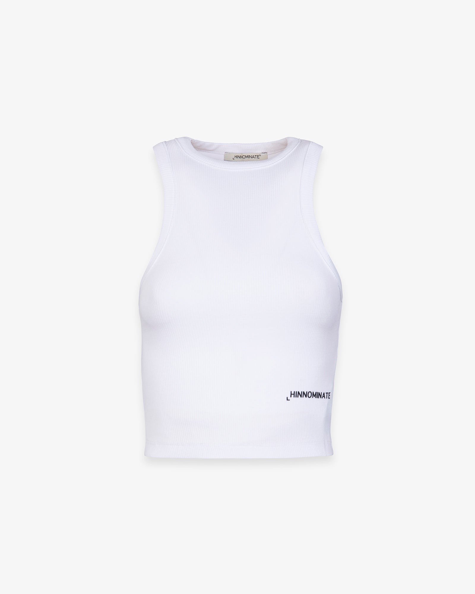 CROP TOP IN COSTINA CON SCOLLO ALL'AMERICANA