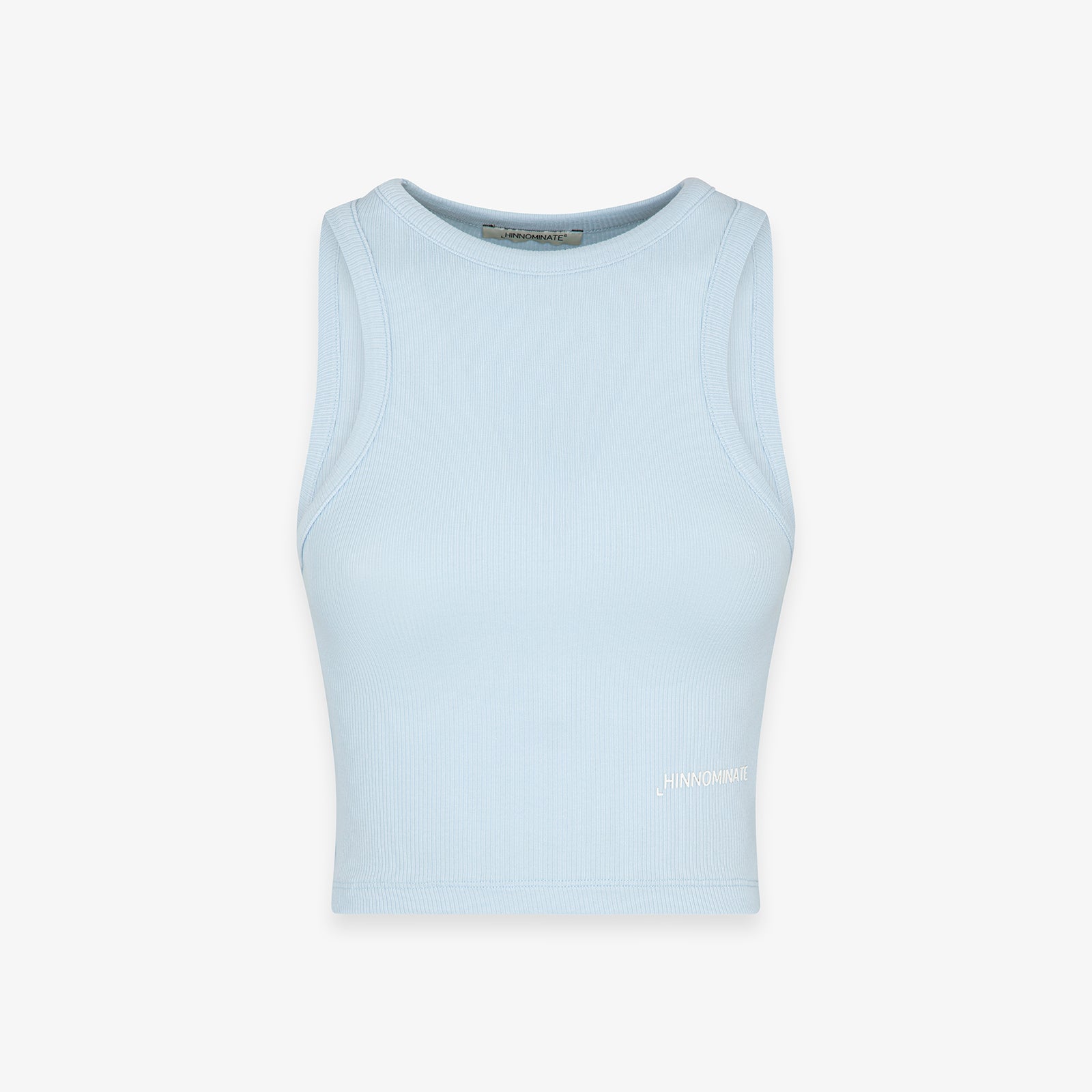 CROP TOP IN COSTINA CON SCOLLO ALL'AMERICANA