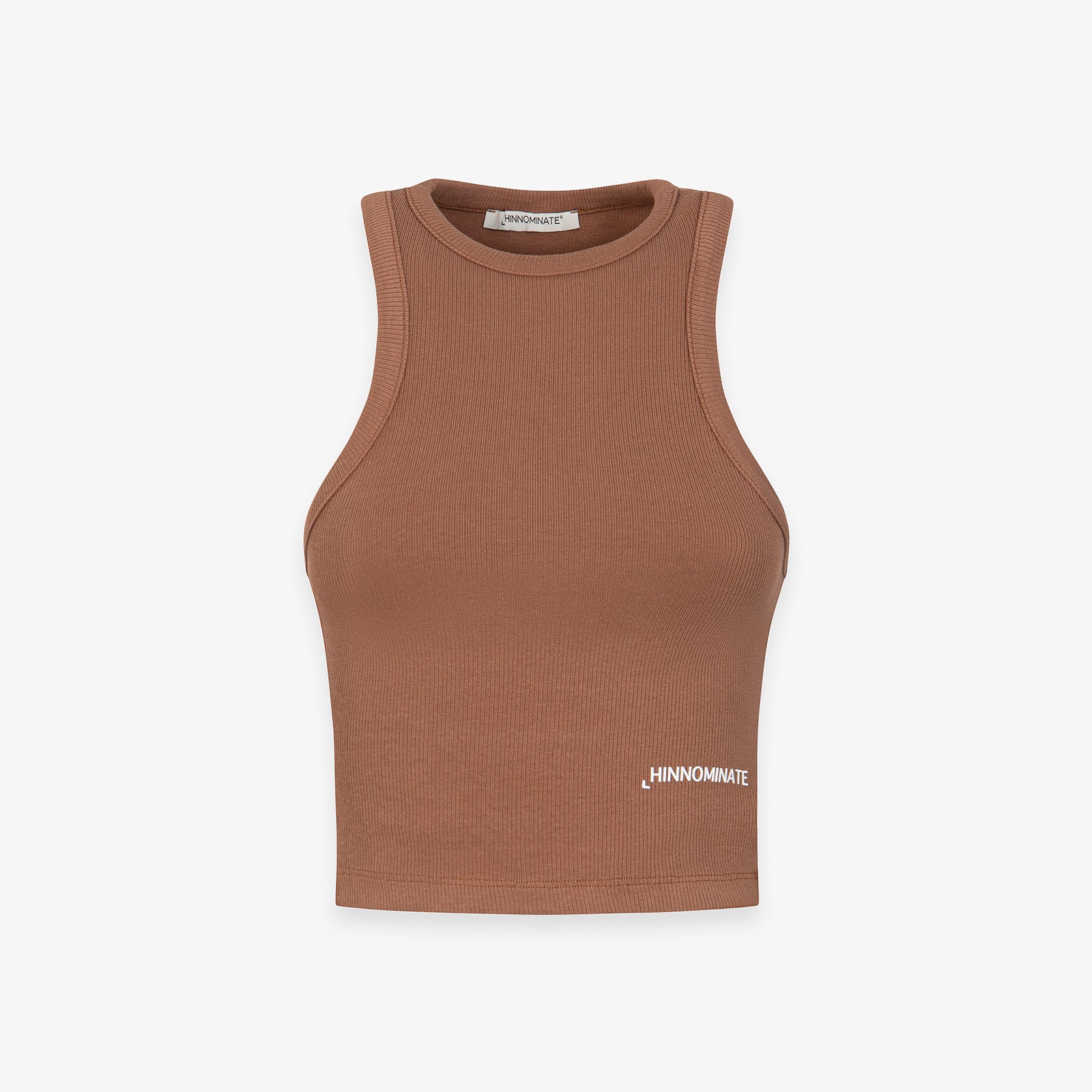 CROP TOP IN COSTINA CON SCOLLO ALL'AMERICANA