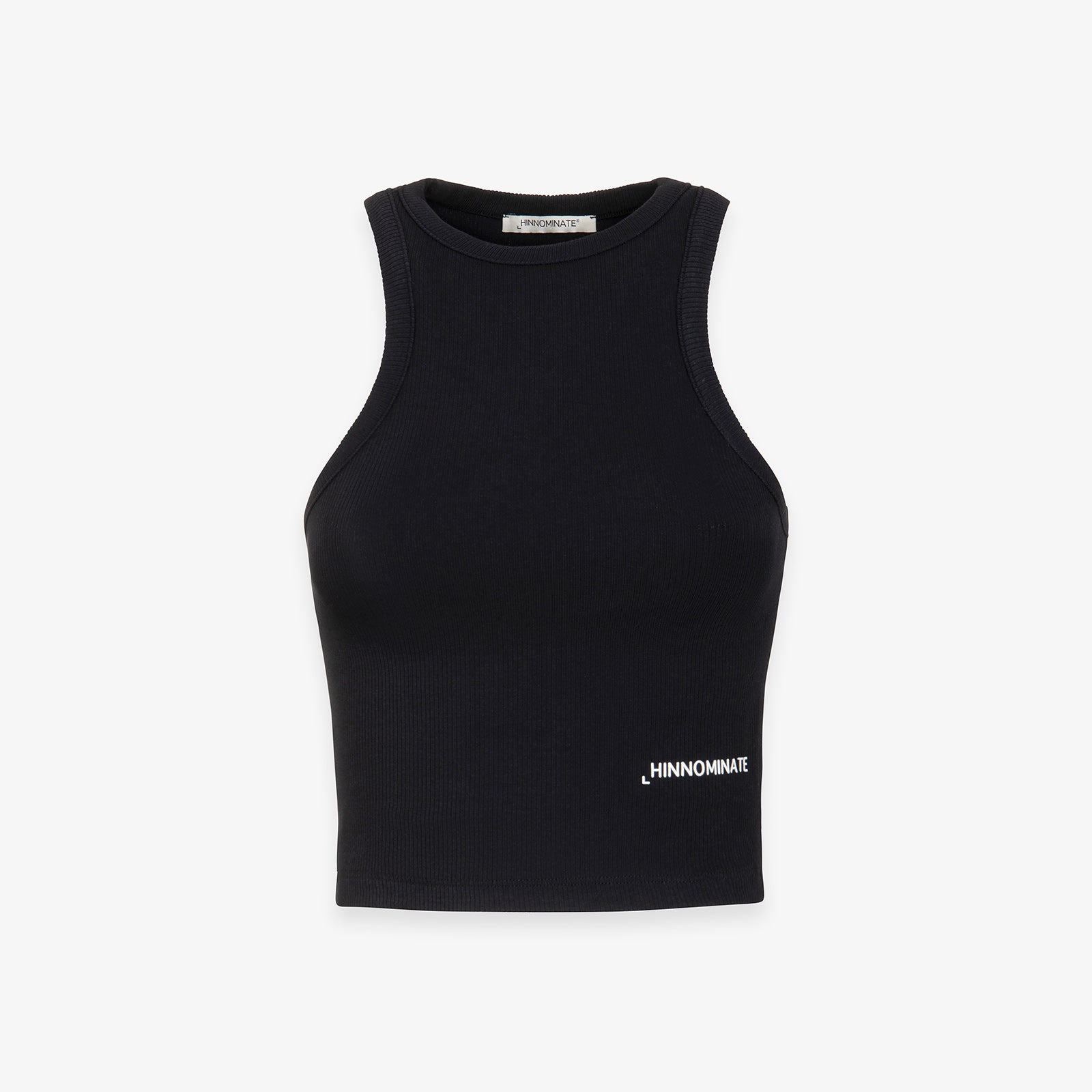 CROP TOP IN COSTINA CON SCOLLO ALL'AMERICANA