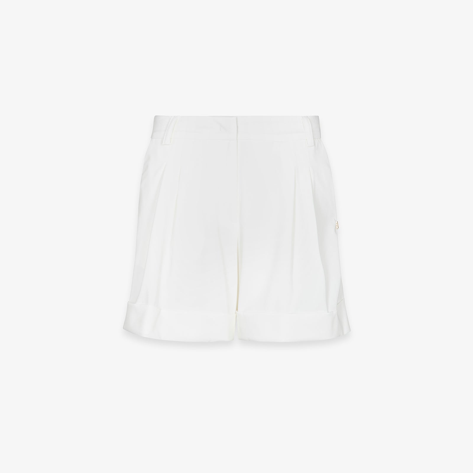 SHORTS CON RISVOLTO E PENCES