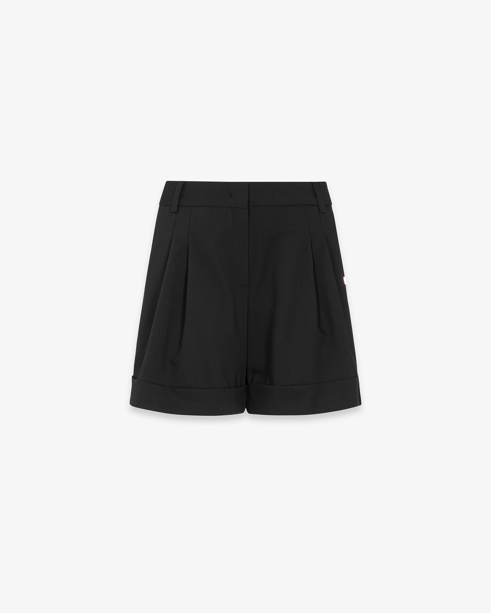 SHORTS CON RISVOLTO E PENCES