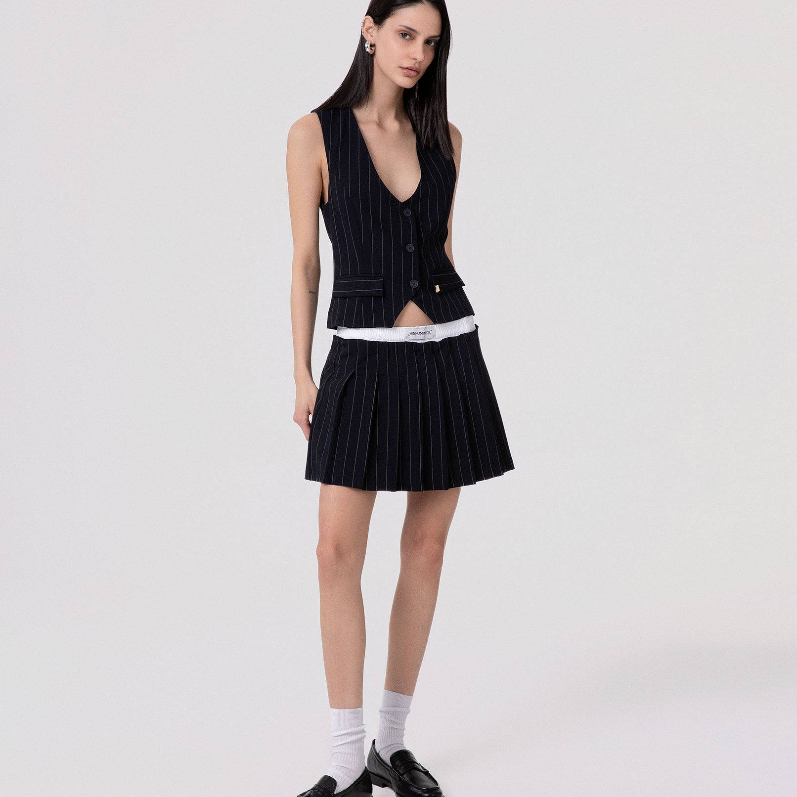 PINSTRIPE VEST