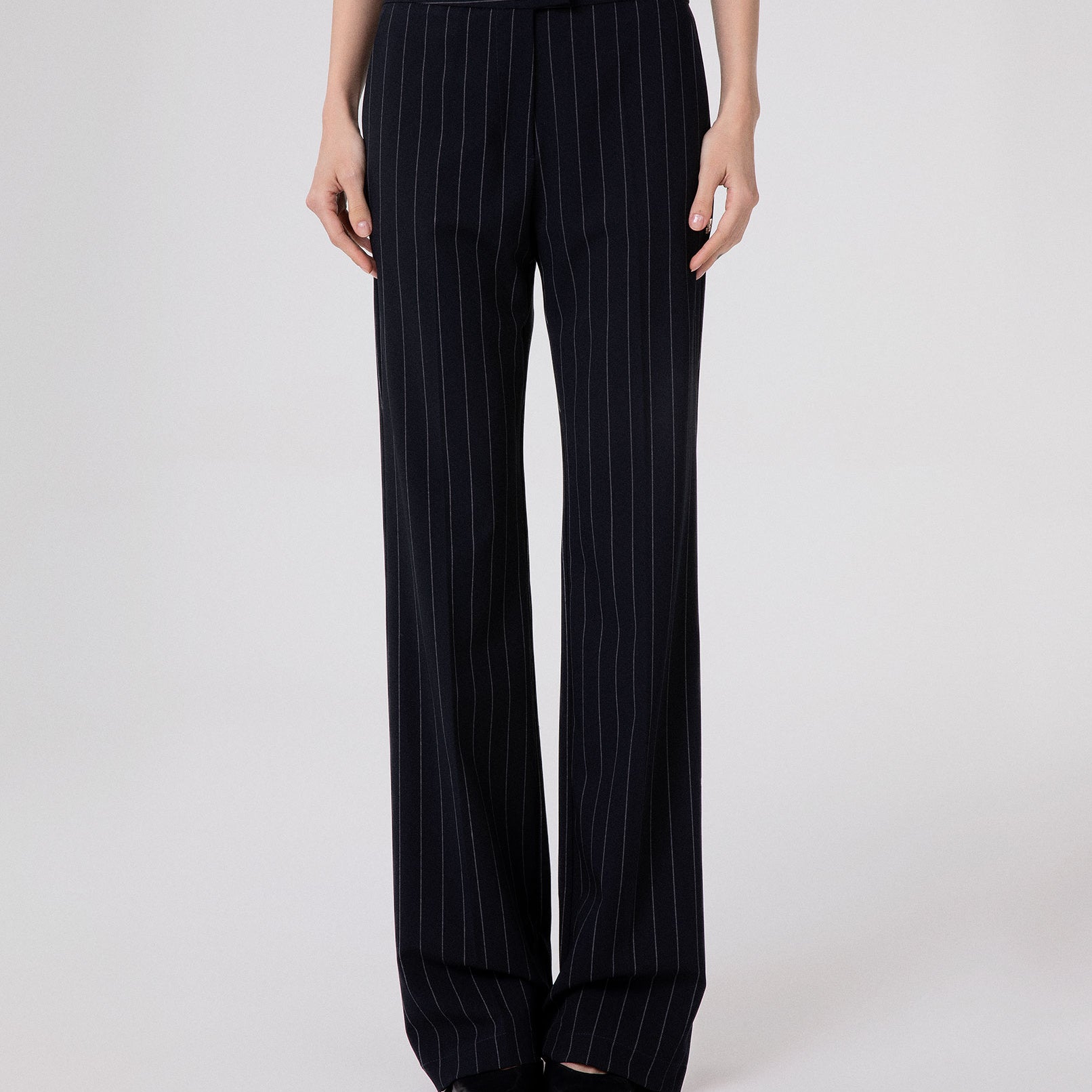 PANTALONE GESSATO ASCIUTTO