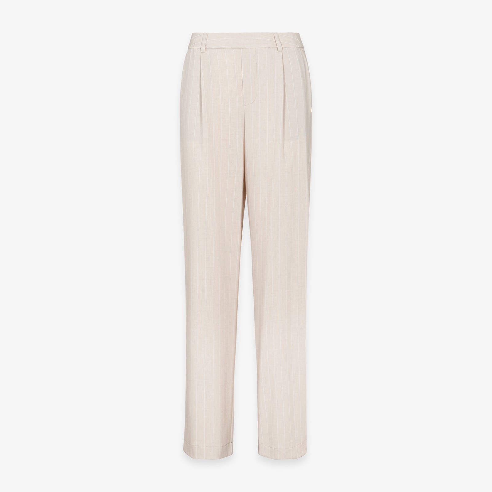 PANTALONE GESSATO MORBIDO CON ELASTICO E BOXER IN VITA
