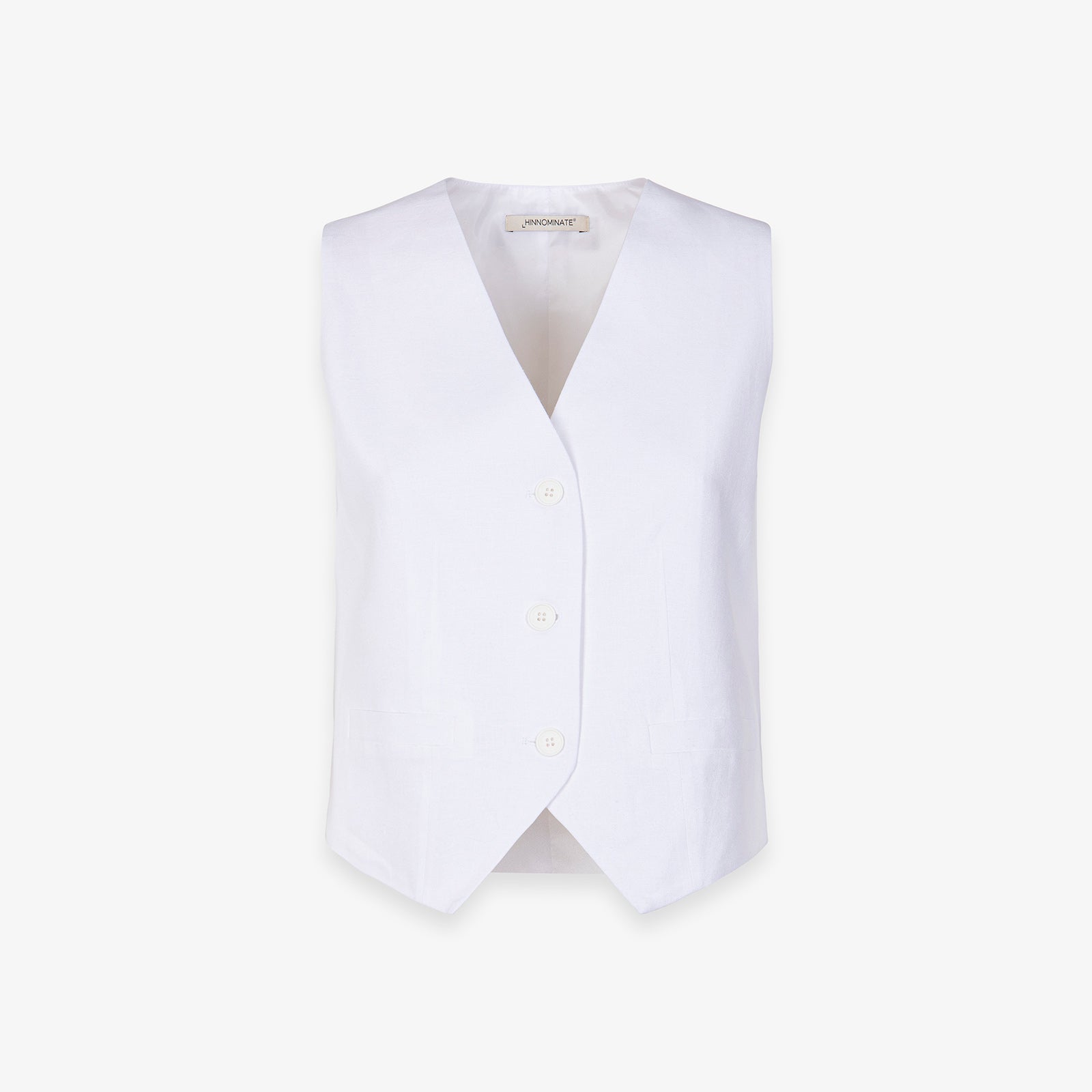 GILET IN LINO