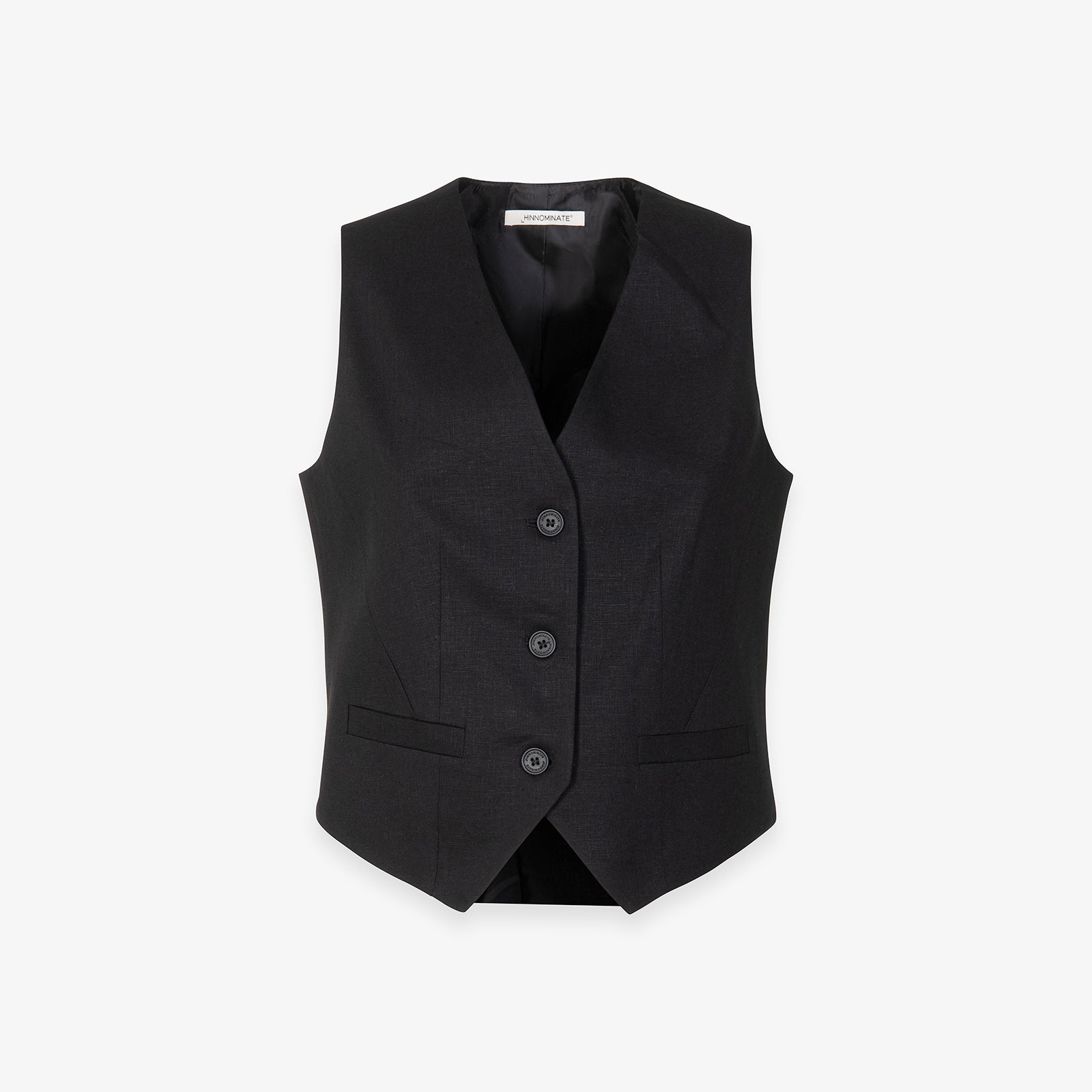 GILET IN LINO