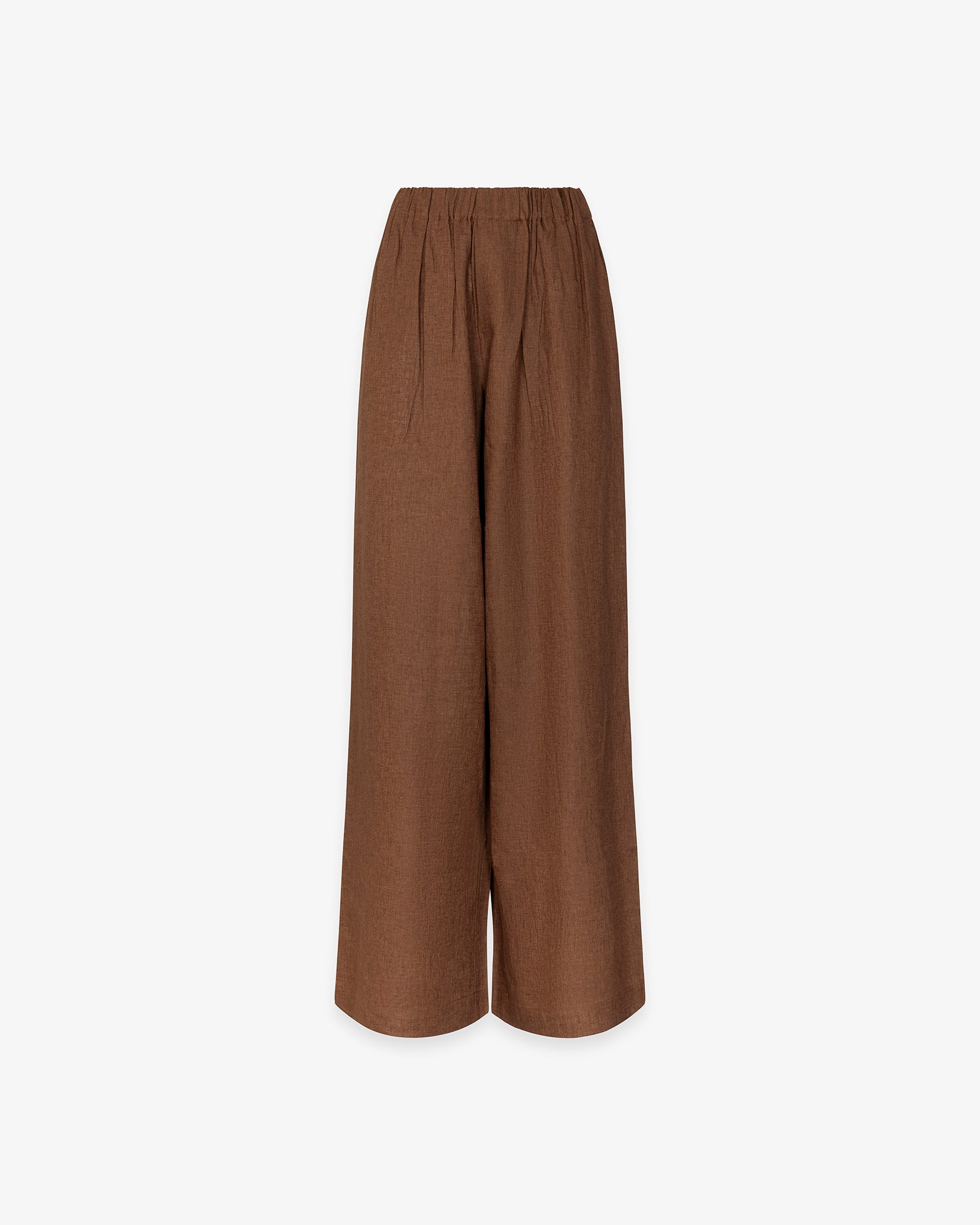 PANTALONE LARGO DRITTO IN LINO