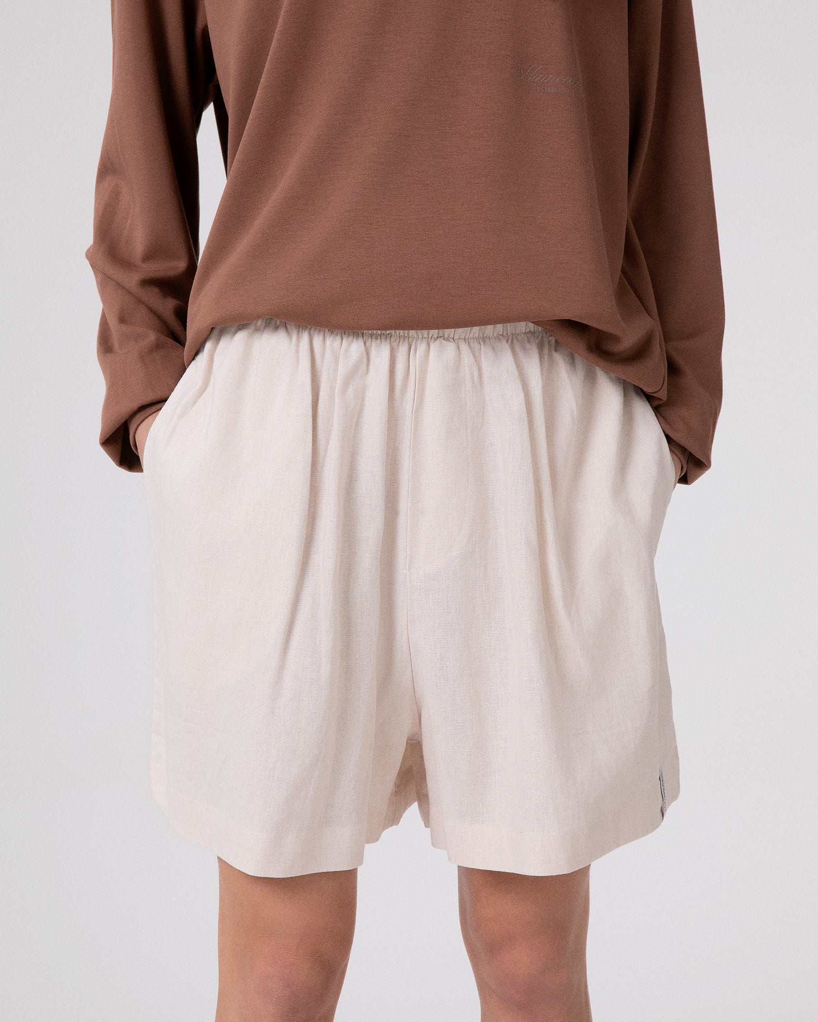 LINEN SHORTS