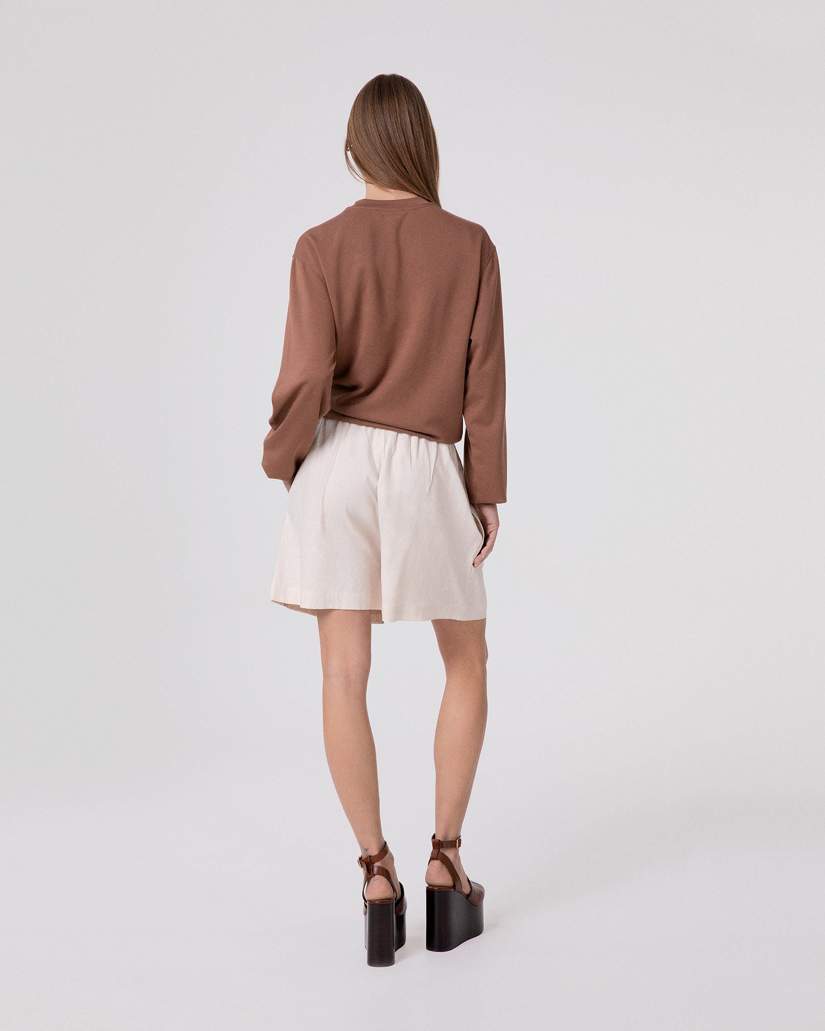 LINEN SHORTS