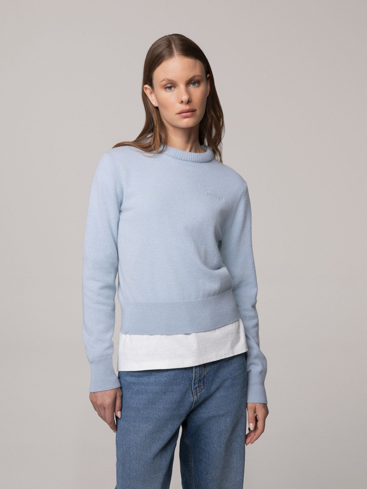 MAGLIA PARICOLLO CON RICAMO
