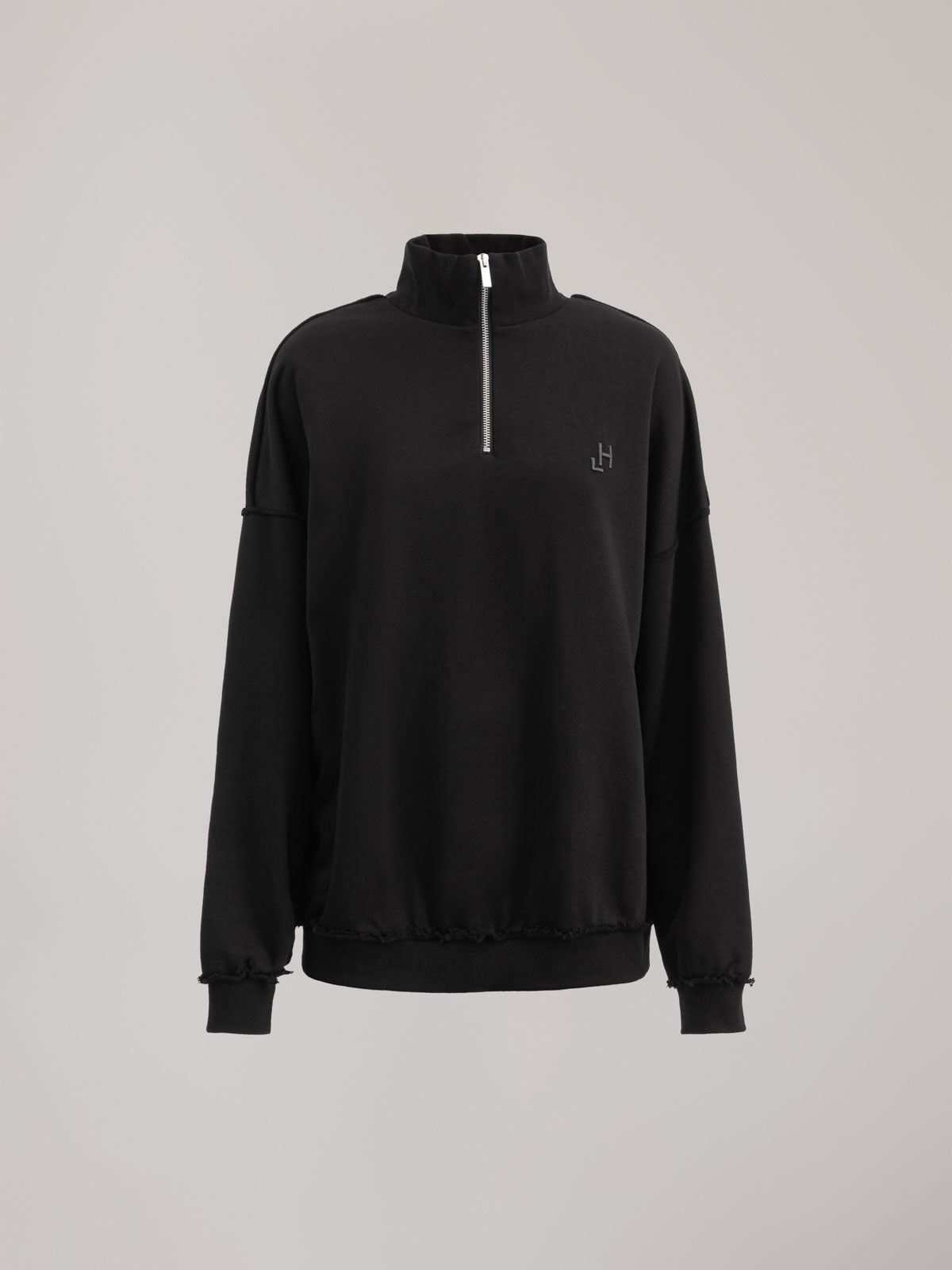 FELPA OVERSIZE CON CUCITURE A VISTA