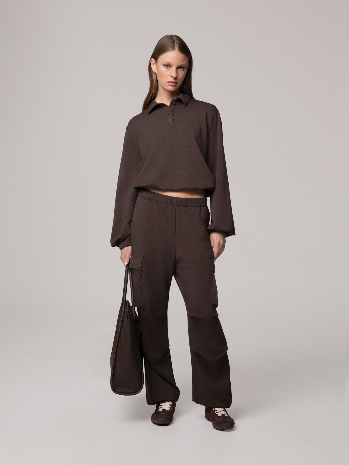 PANTALONE CARGO IN VISCOSA