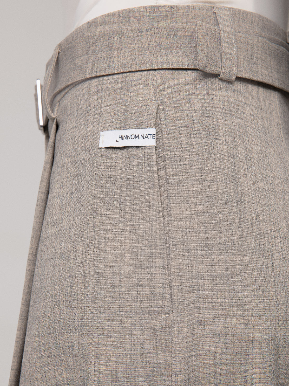 PANTALONE IN POLIVISCOSA CON CINTURINO