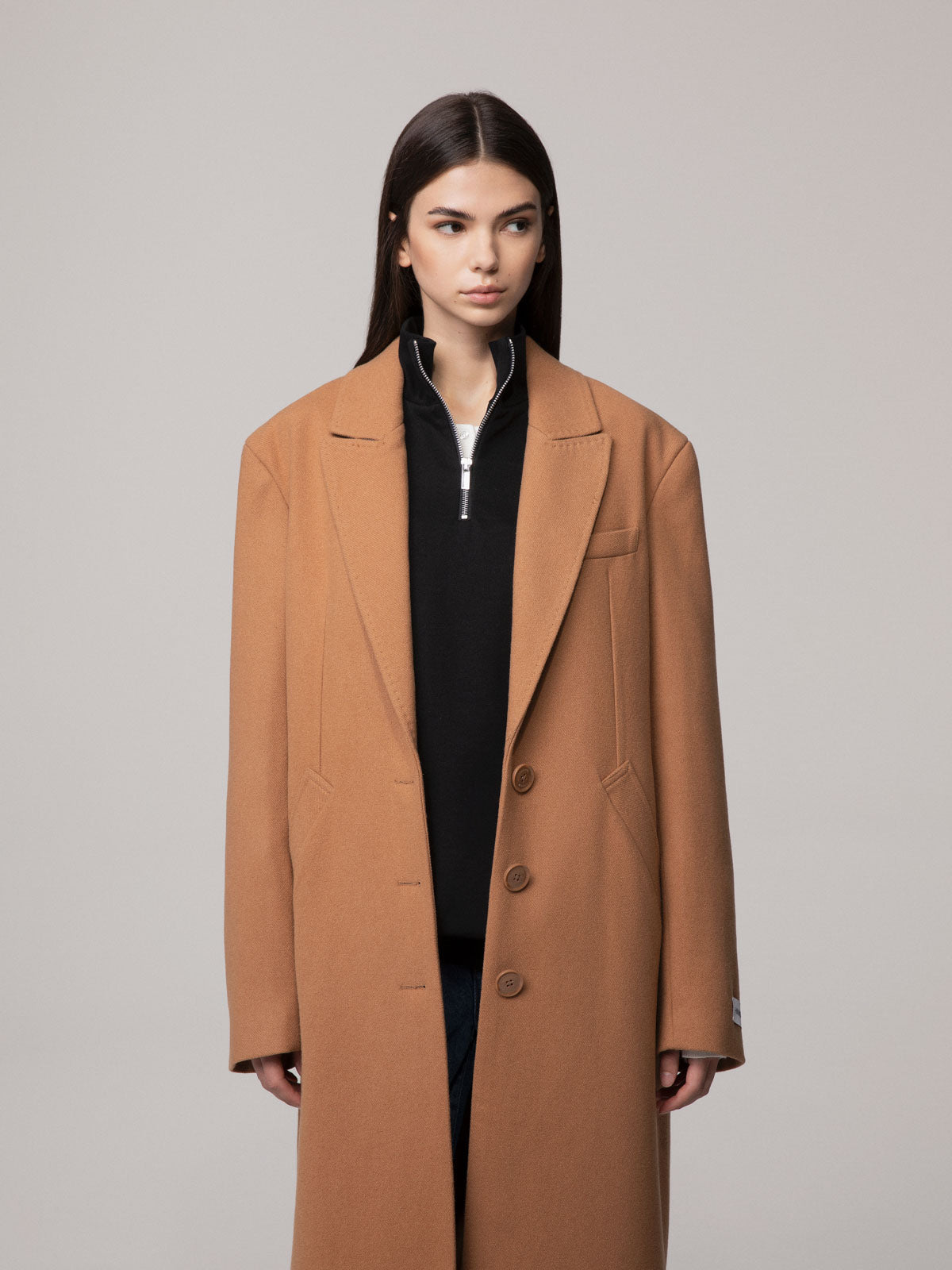 CAPPOTTO LUNGO IN PANNO