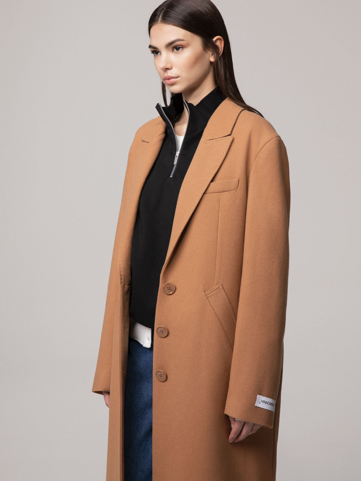CAPPOTTO LUNGO IN PANNO