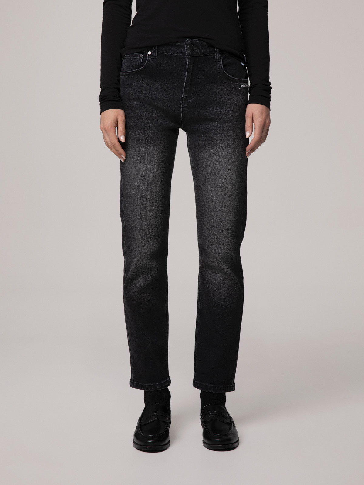ANGIE-DENIM SLIM FIT REGULAR RISE