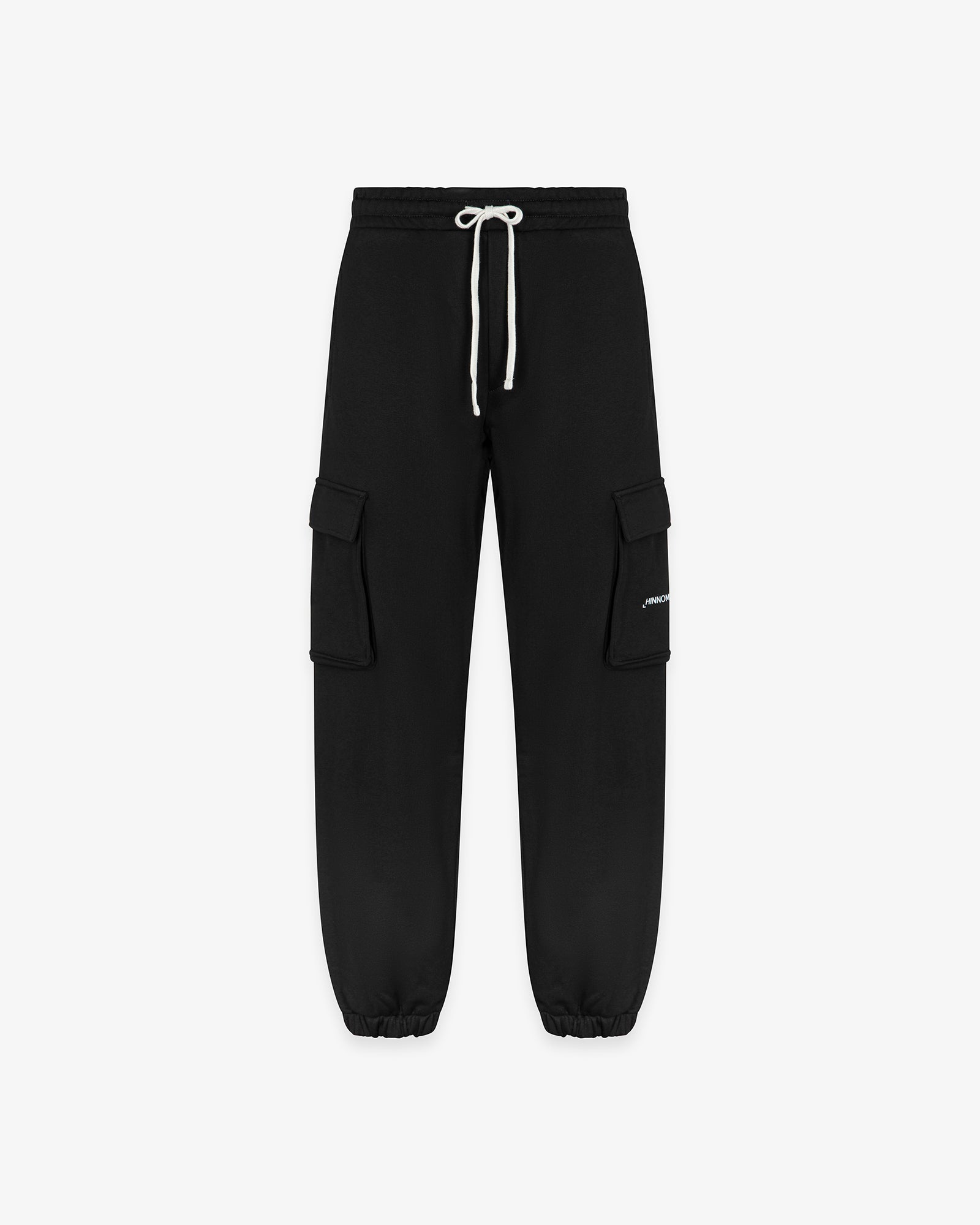PANTALONE IN FELPA TASCONATO CON STAMPA