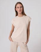 FELPA SMANICATA RAGLAN CON SPACCHI LATERALI