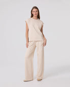FELPA SMANICATA RAGLAN CON SPACCHI LATERALI