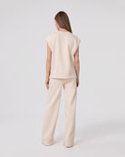 FELPA SMANICATA RAGLAN CON SPACCHI LATERALI
