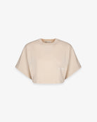CROP TOP IN JERSEY A MEZZA MANICA AMPIA
