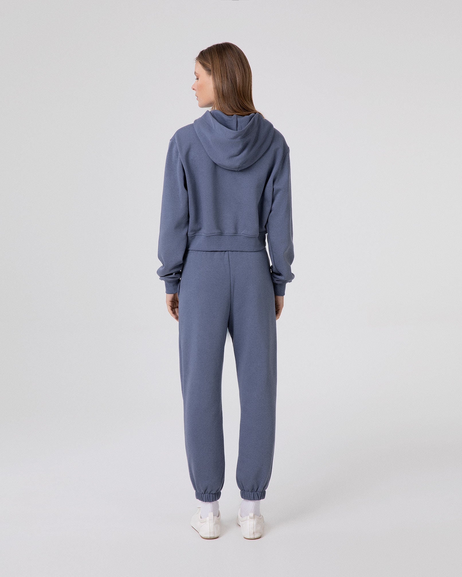 PANTALONE BASICO ASCIUTTO IN FELPA