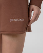 SHORTS CORTO IN FELPA CON SPACCHETTI LATERALI