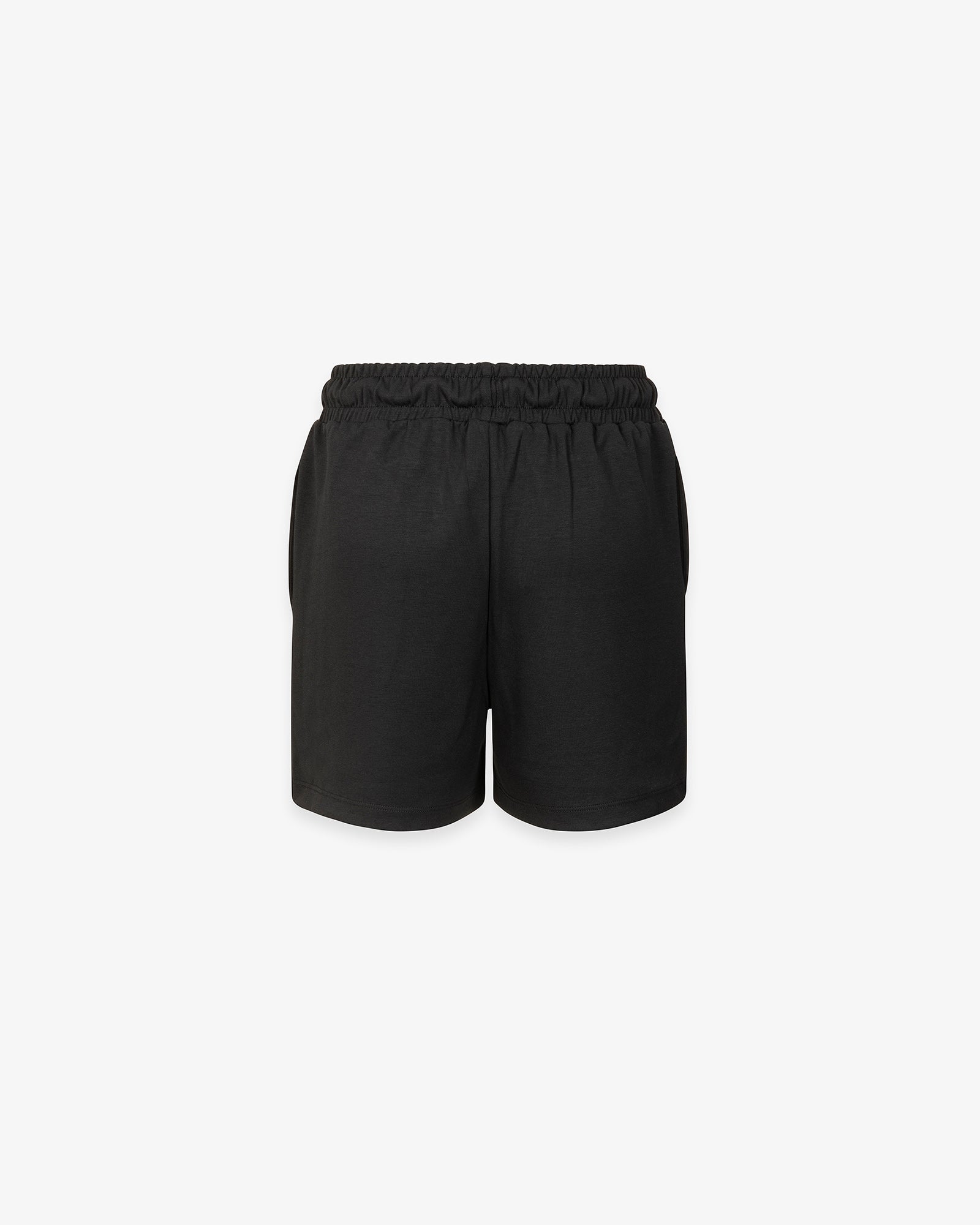 SHORTS IN VISCOSA TAGLIO VIVO AL FONDO