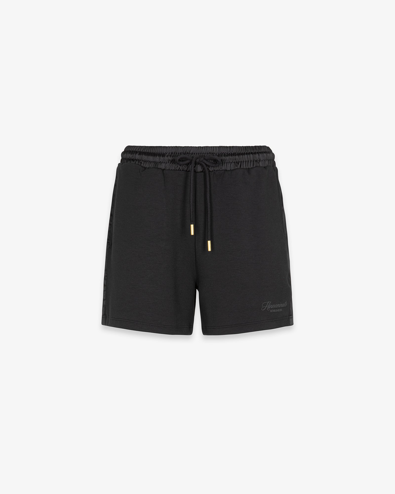 SHORT IN VISCOSA CON INSERTI IN RASO