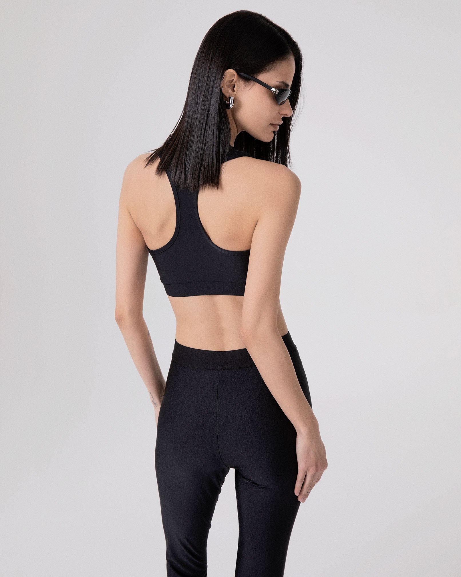 TOP FITNESS IN LYCRA OPACA
