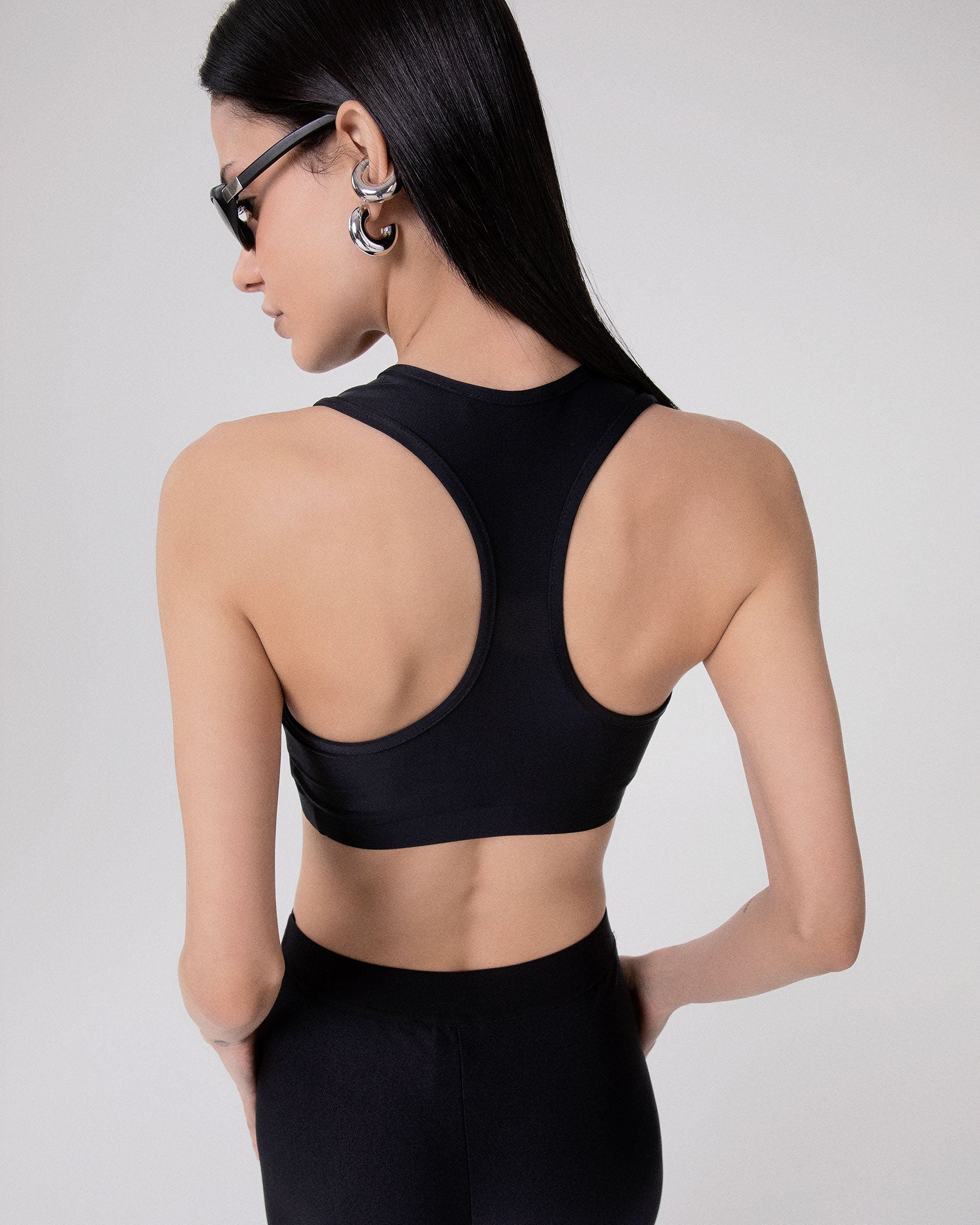 TOP FITNESS IN LYCRA OPACA