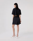T-SHIRT CROP TINTO OLD IN JERSEY