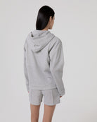 FELPA LUREX CAPPUCCIO FULL ZIP CON MARSUPIO