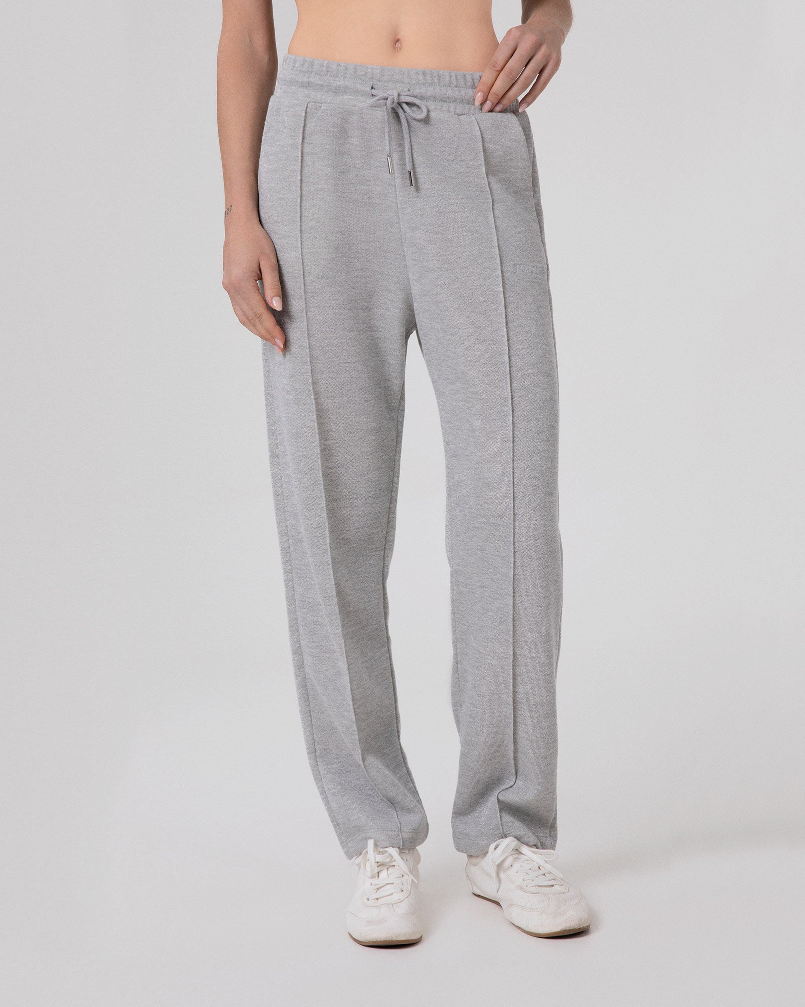 PANTALONE LUREX ASCIUTTO CON NERVATURE