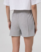 SHORTS CORTI IN FELPA LUREX CON NERVATURE