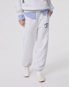 PANTALONE IN FELPA OVER CON ELASTICO AL FONDO