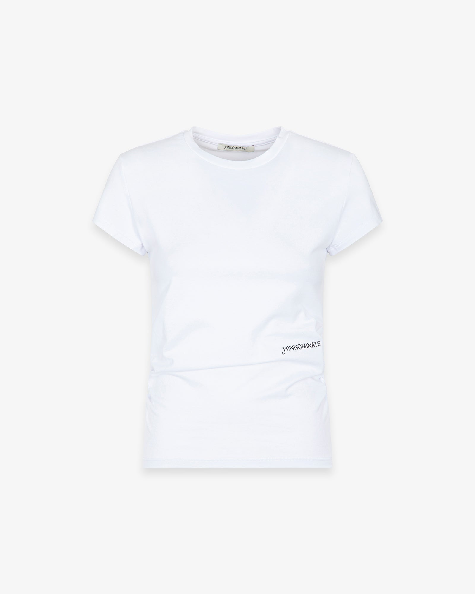 T-SHIRT IN BIELASTICO CON FIANCHI ARRICCIATI