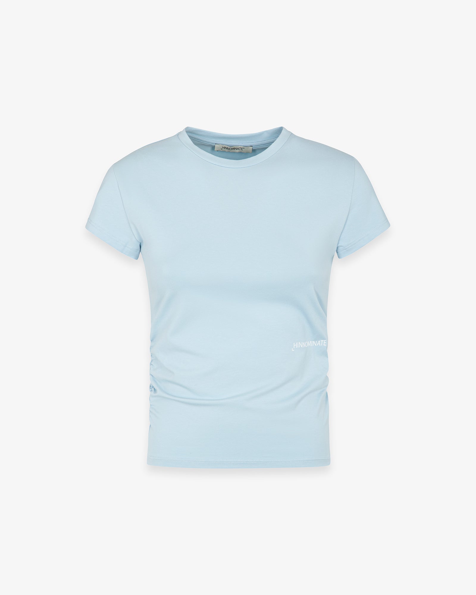 T-SHIRT IN BIELASTICO CON FIANCHI ARRICCIATI