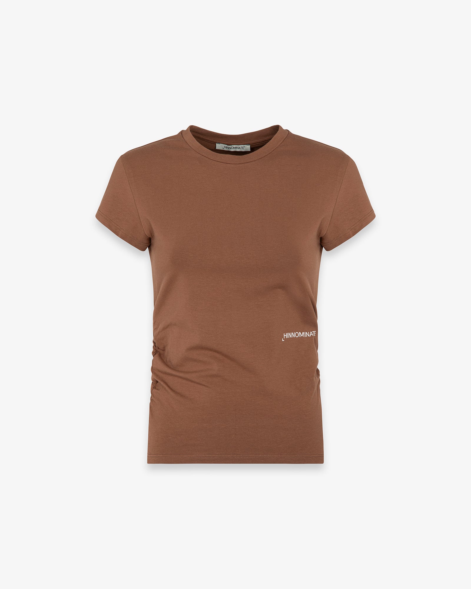 T-SHIRT IN BIELASTICO CON FIANCHI ARRICCIATI