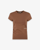 T-SHIRT IN BIELASTICO CON FIANCHI ARRICCIATI