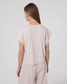 T-SHIRT IN VISCOSA OVER