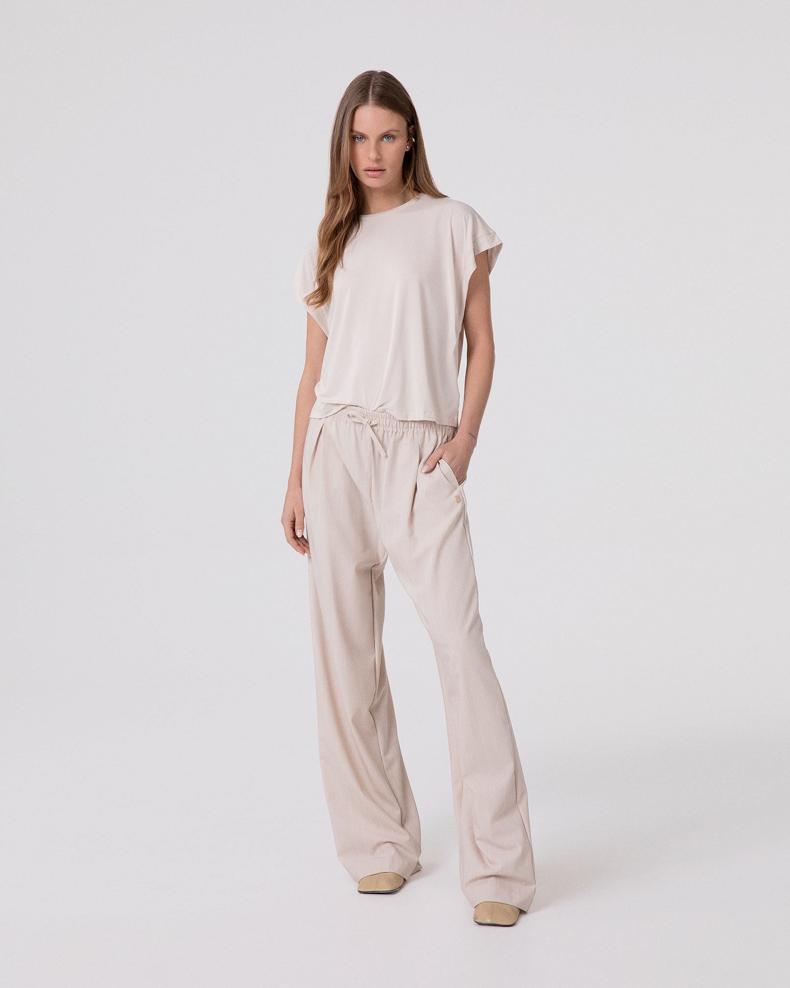 T-SHIRT IN VISCOSA OVER