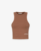 CROP TOP IN COSTINA CON SCOLLO ALL'AMERICANA