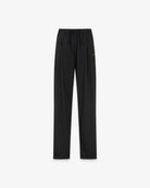 PANTALONE DRITTO CON PENCES CON CINTO LOGATO